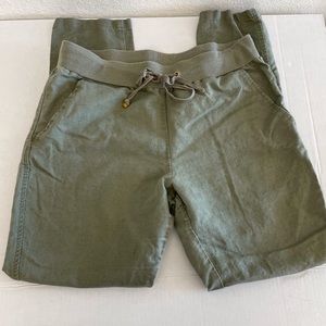 Sociology Linen Green Pants Size Medium